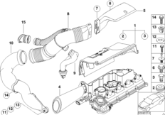 Intake silencer / Filter cartridge