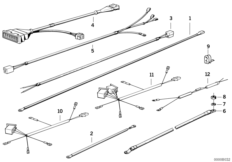 Divers faisceaux d.cables additionnels