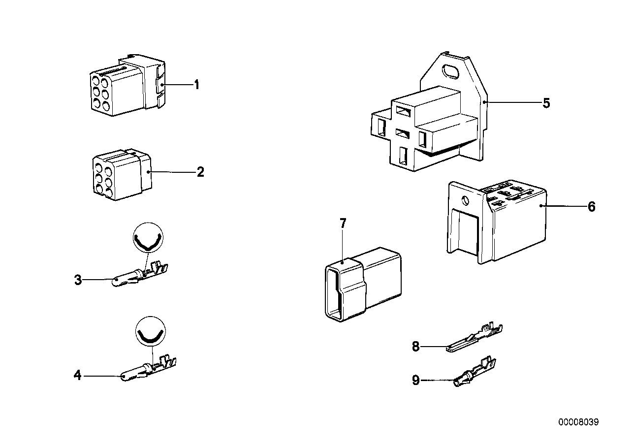 Разъем/корпус вилки разъема