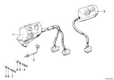 Interruttore combinato al manubrio