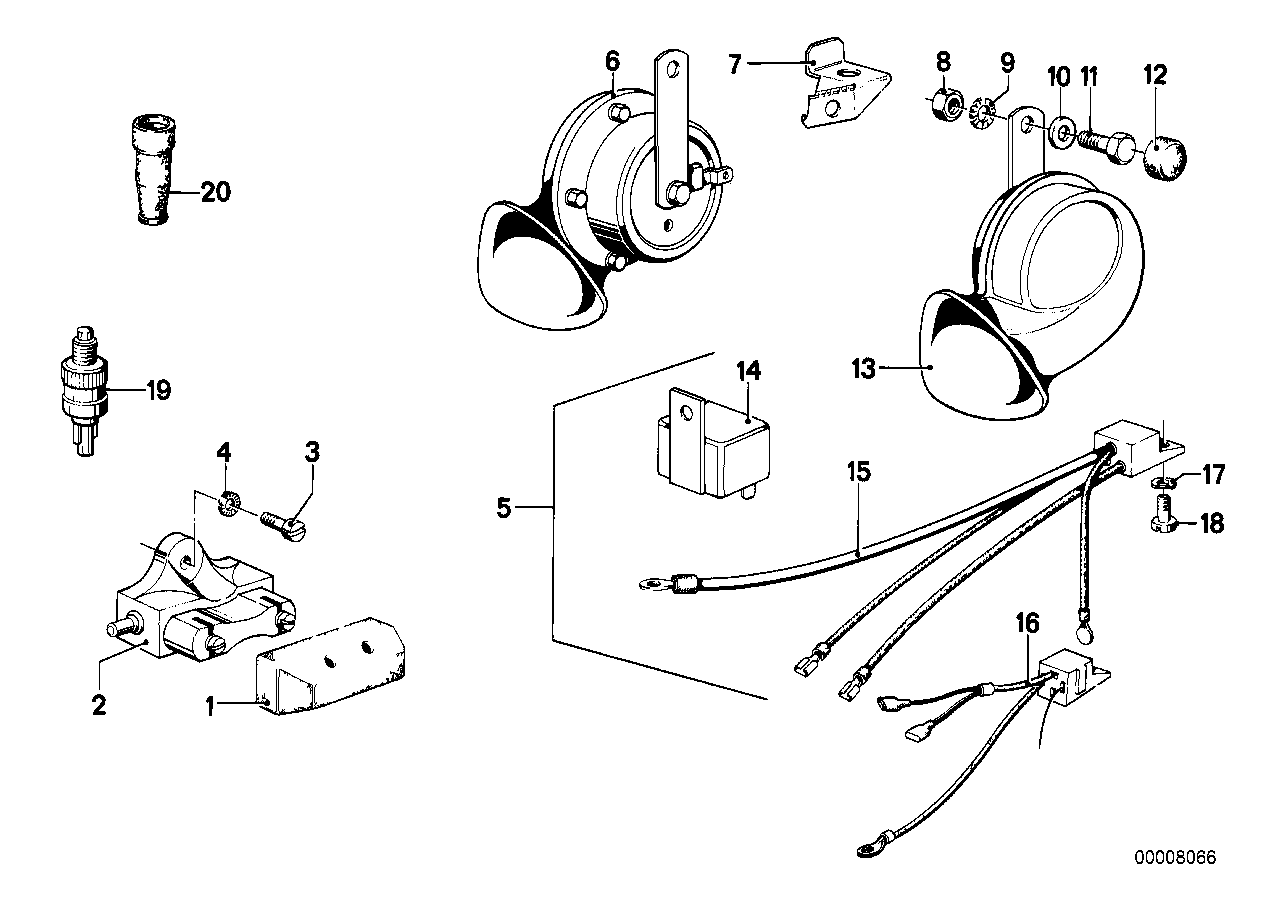 Avvisatore/interruttore luce freno