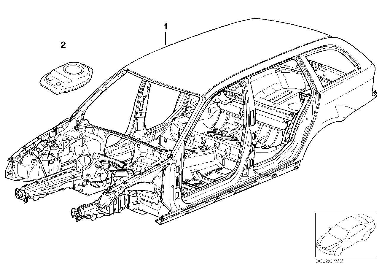 Karosserieframe