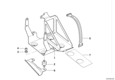 Suporte da bateria