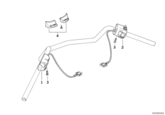 Interruttore combinato al manubrio