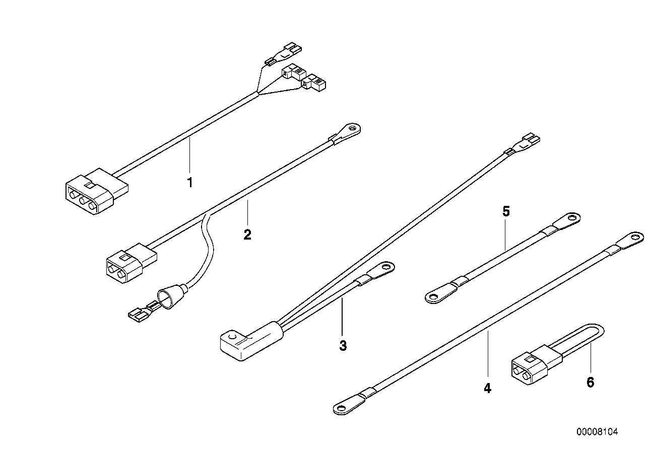 Various additional wiring harnesses