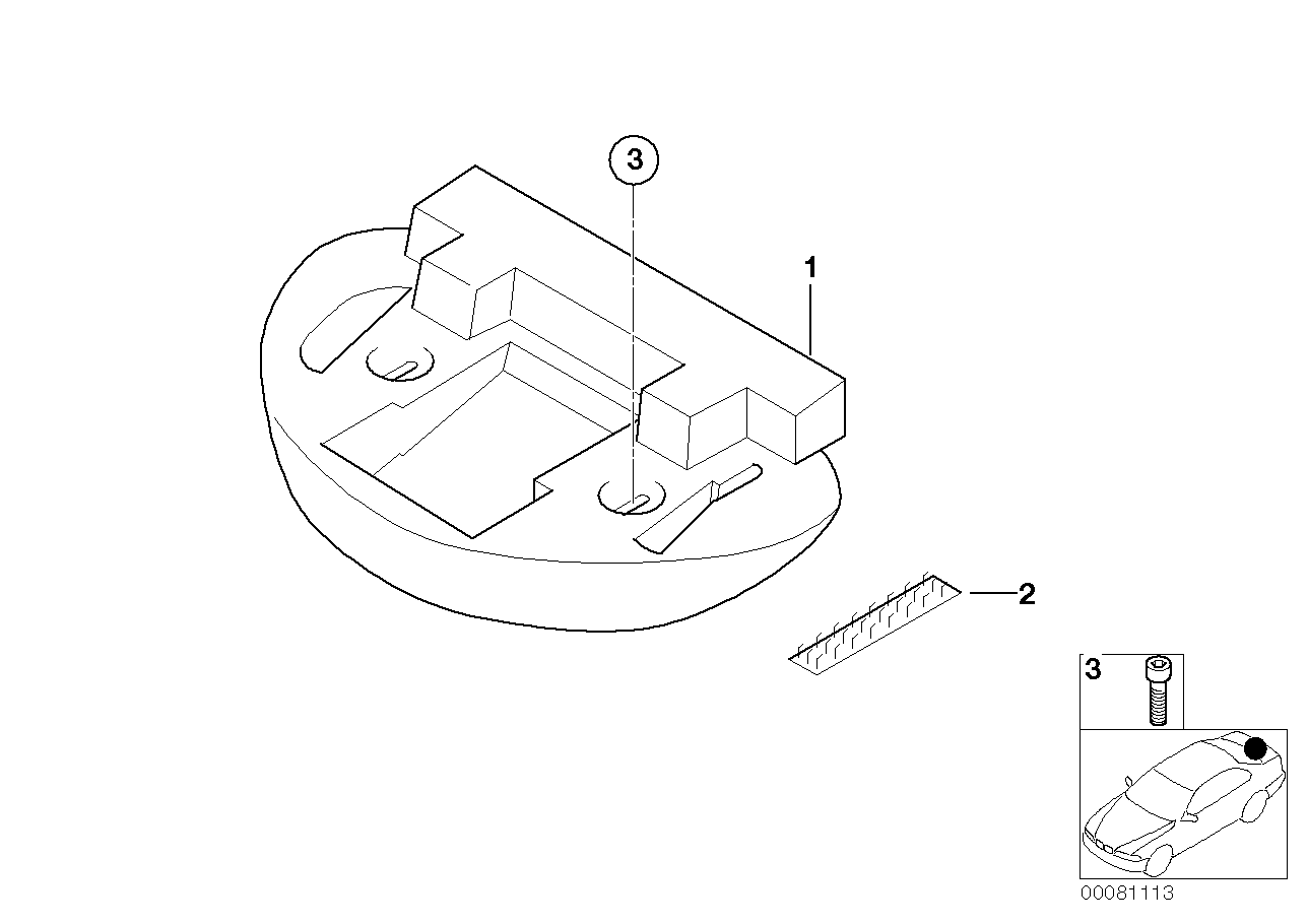 Cuvette de dépôt de kit de dépannage