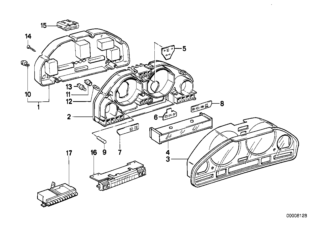 Combine d'instruments, composants