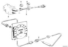 As snelheidsmeter/Service-intervalschak.