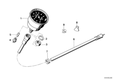 Tachometer,-Welle