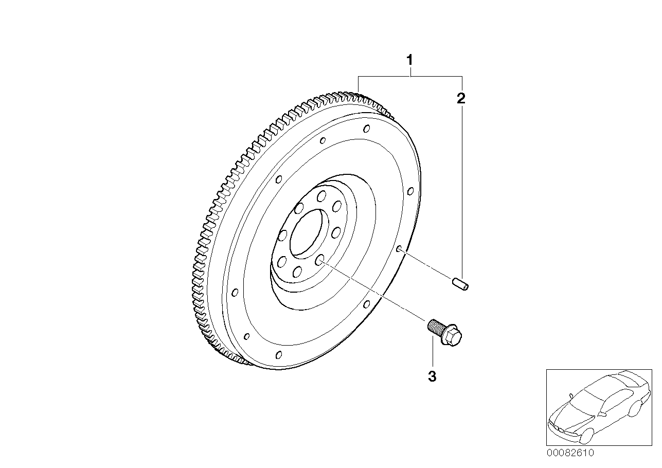 Vliegwiel/twee massa vliegwiel