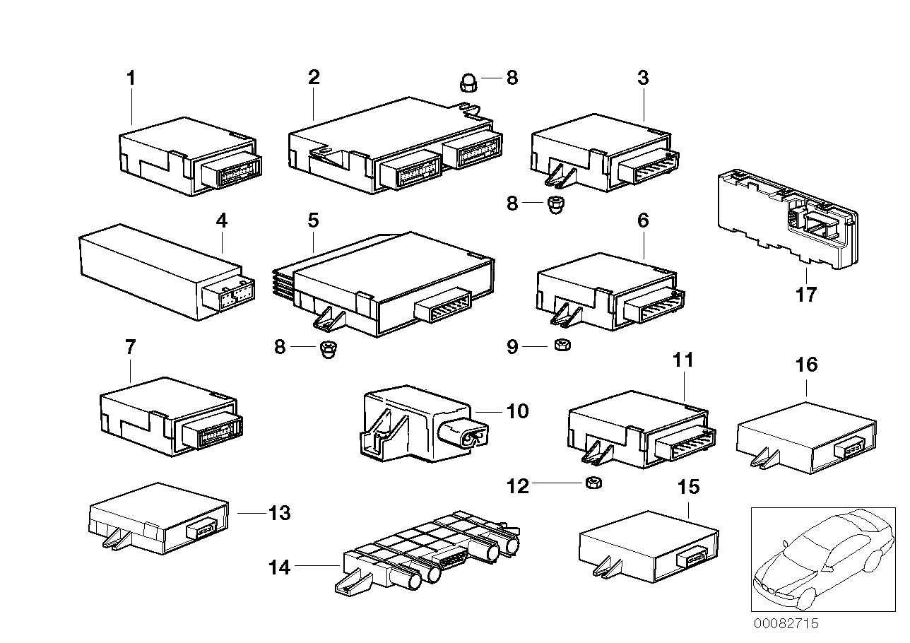 Mecanismo de mando d.carrocer.y modulos