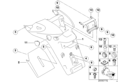 Registration plate mounting