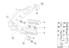 Footpeg plate/Rear footpeg