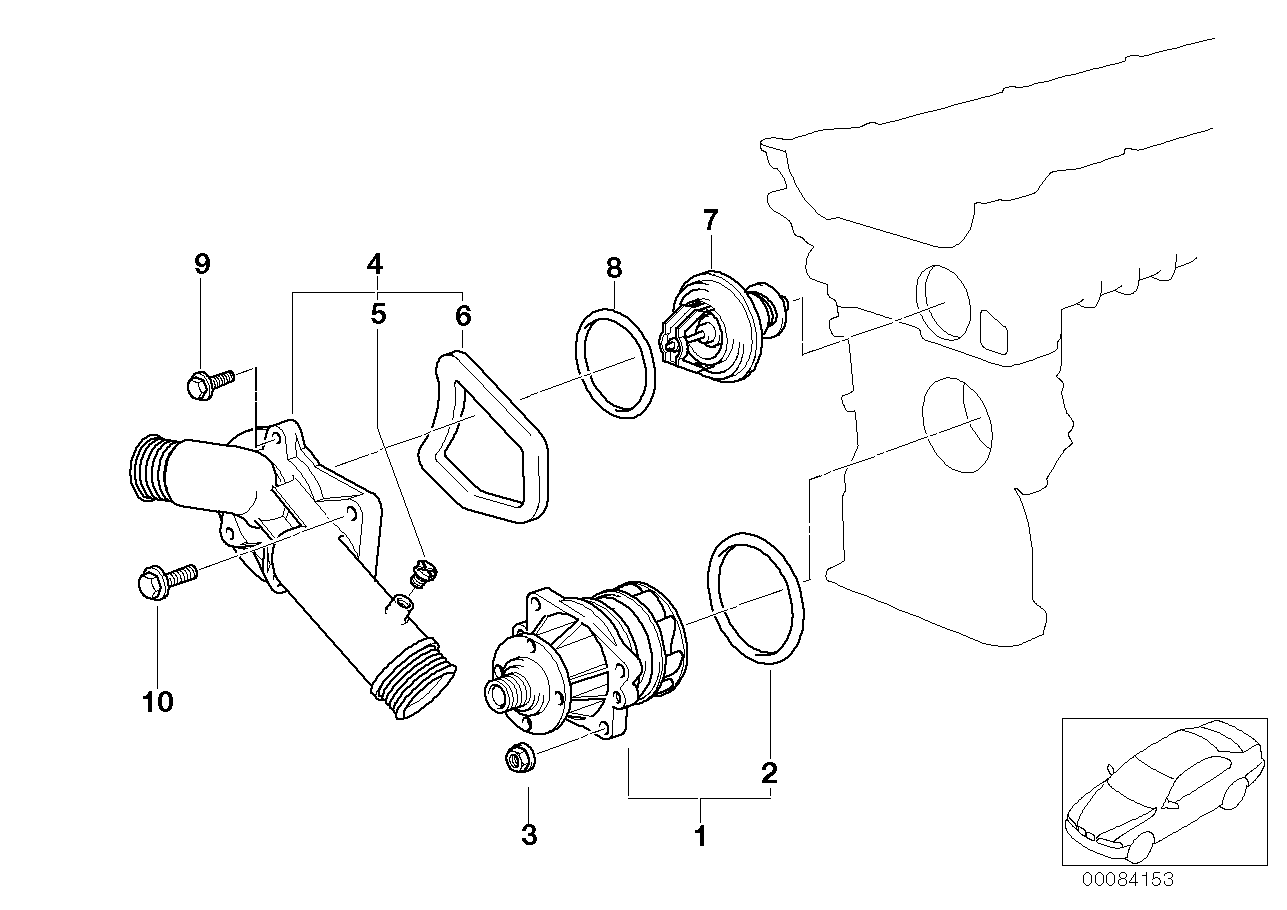 Sistema de refrigeracion-bomba de agua