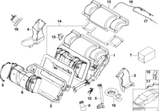 Housing parts - air conditioning