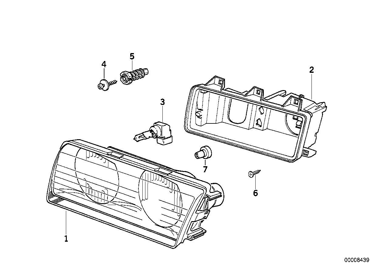 Piezas sueltas para faro