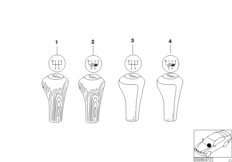 INDIVIDUAL、シフト ノブ ウッド