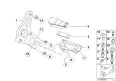 Footpeg plate/Front footpeg