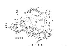 正时齿轮箱外壳