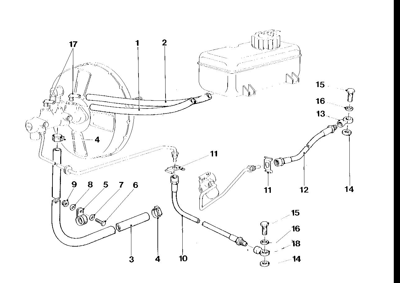 ブレーキ ライン