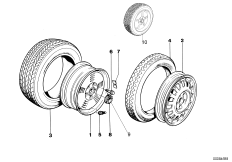 轻合金盘式轮辋