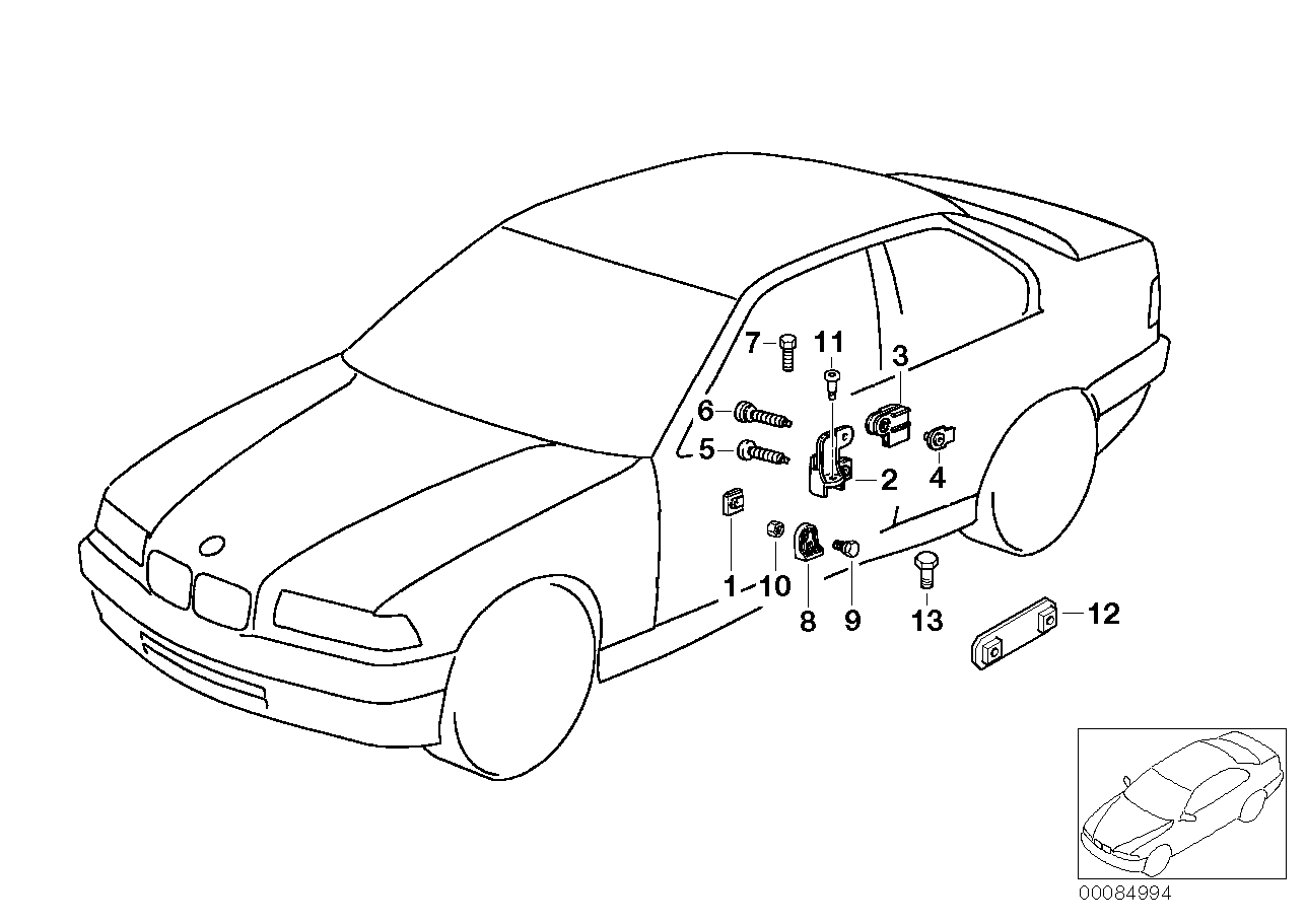 Mécanisme de fenêtre de porte avant