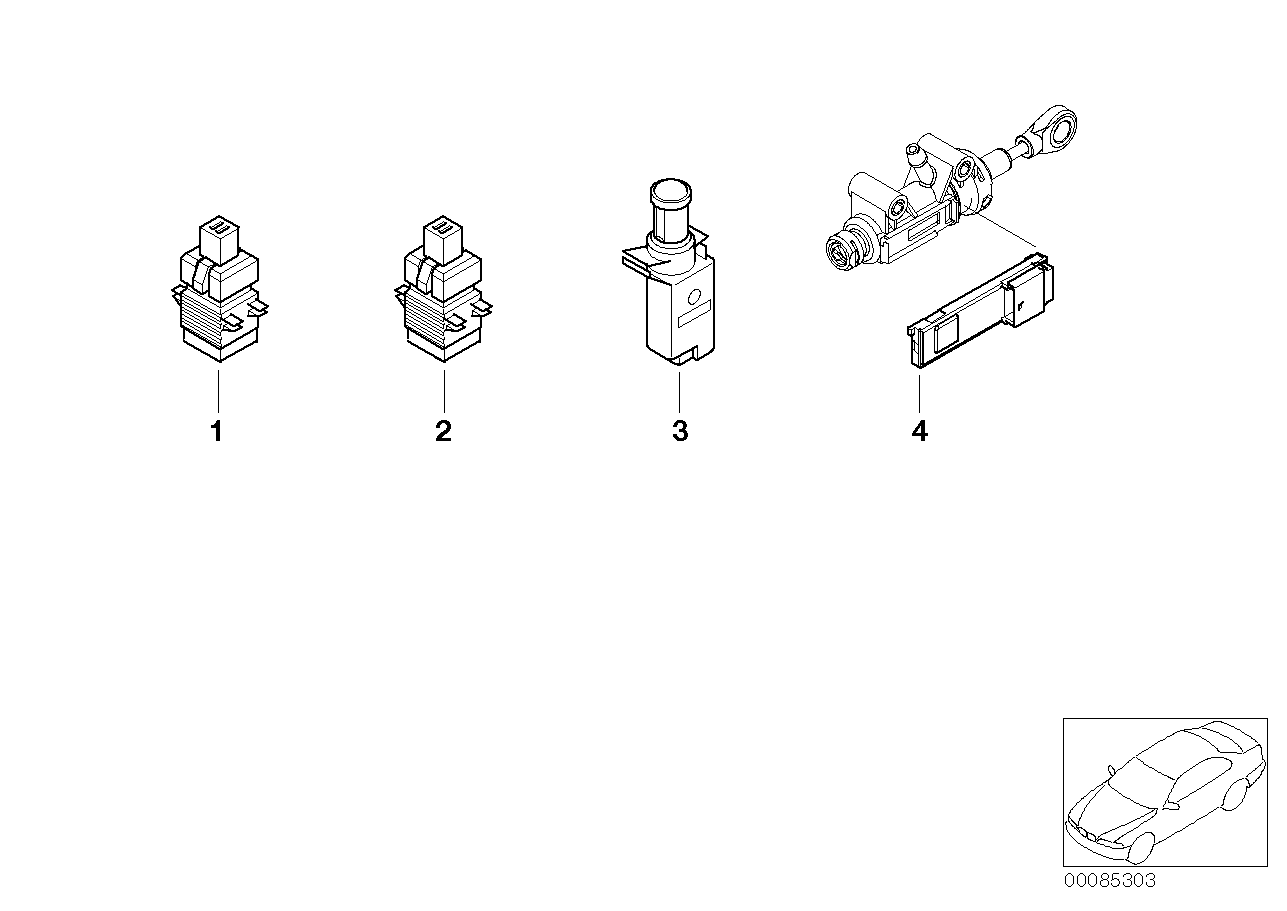 开关 制动信号灯 连接器