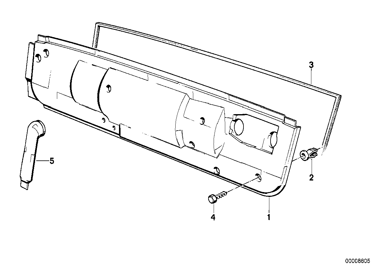 Heater closing panel