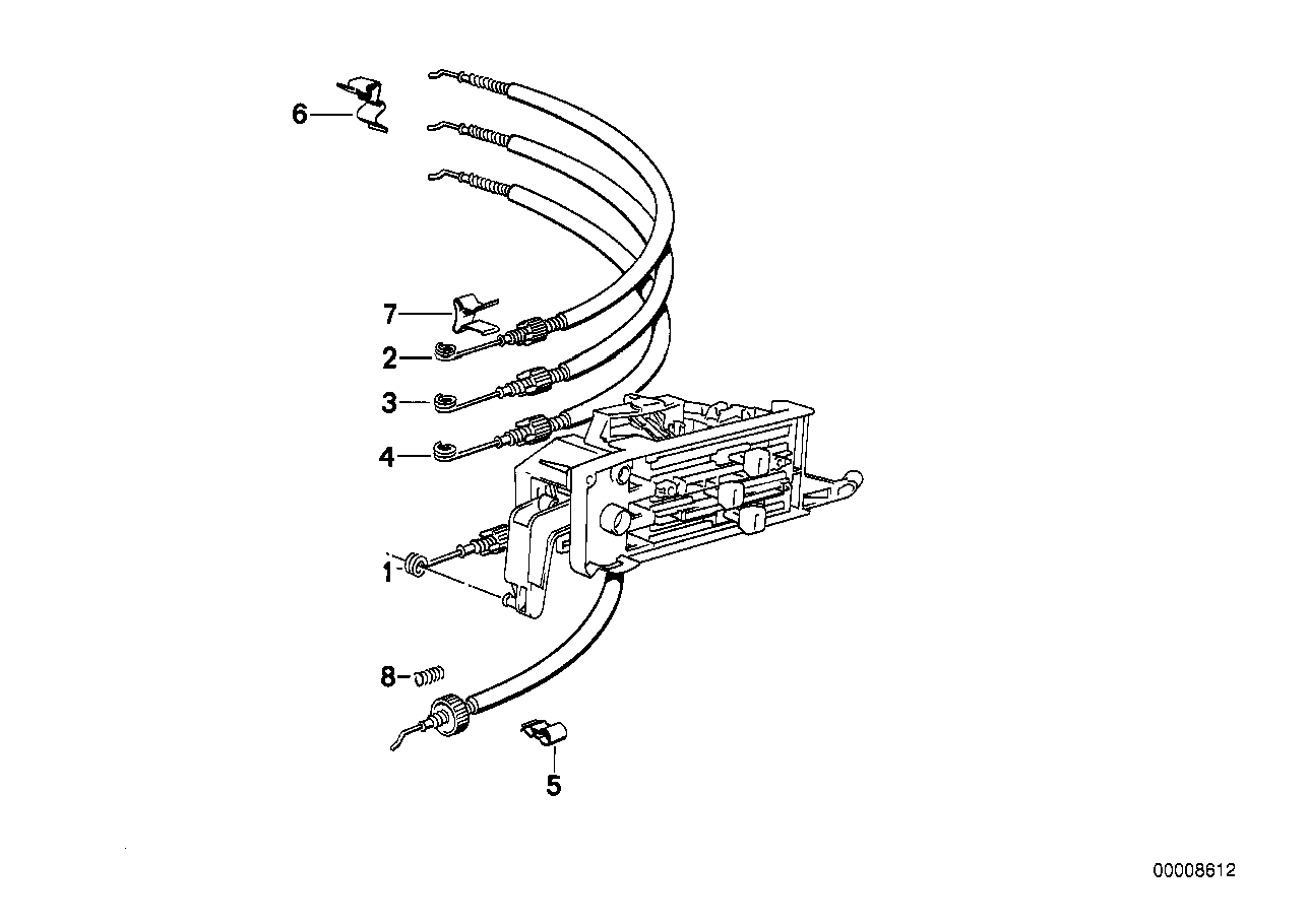 Bowden cable f flap regulation