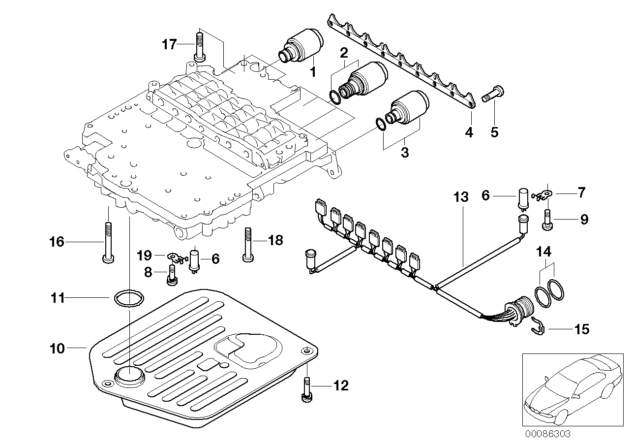 A5S440Z mounting parts control unit