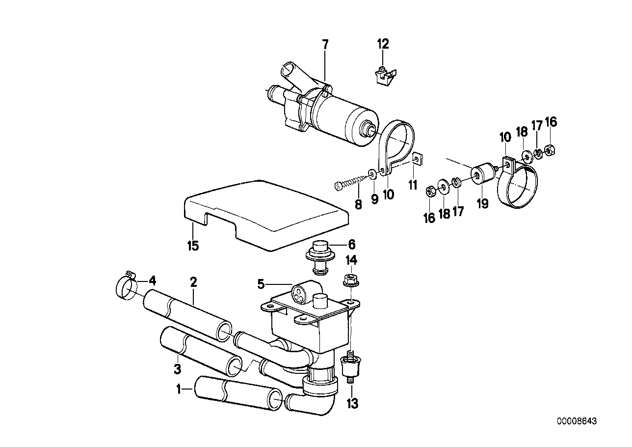 Tubos de água/bomba/válvula