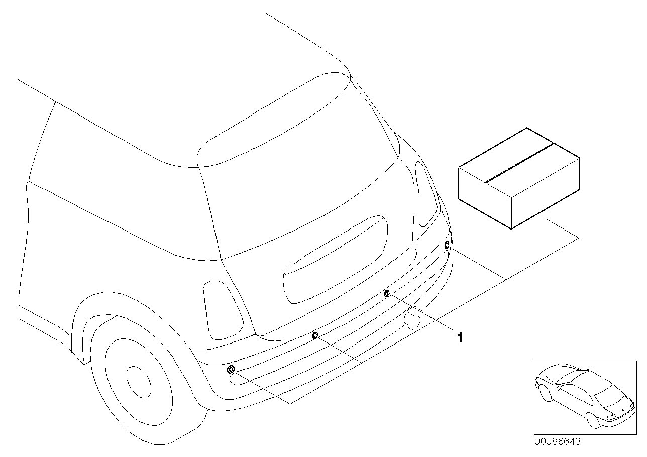 Σετ εξ.μεταγ.τοποθ.Park Distance Control