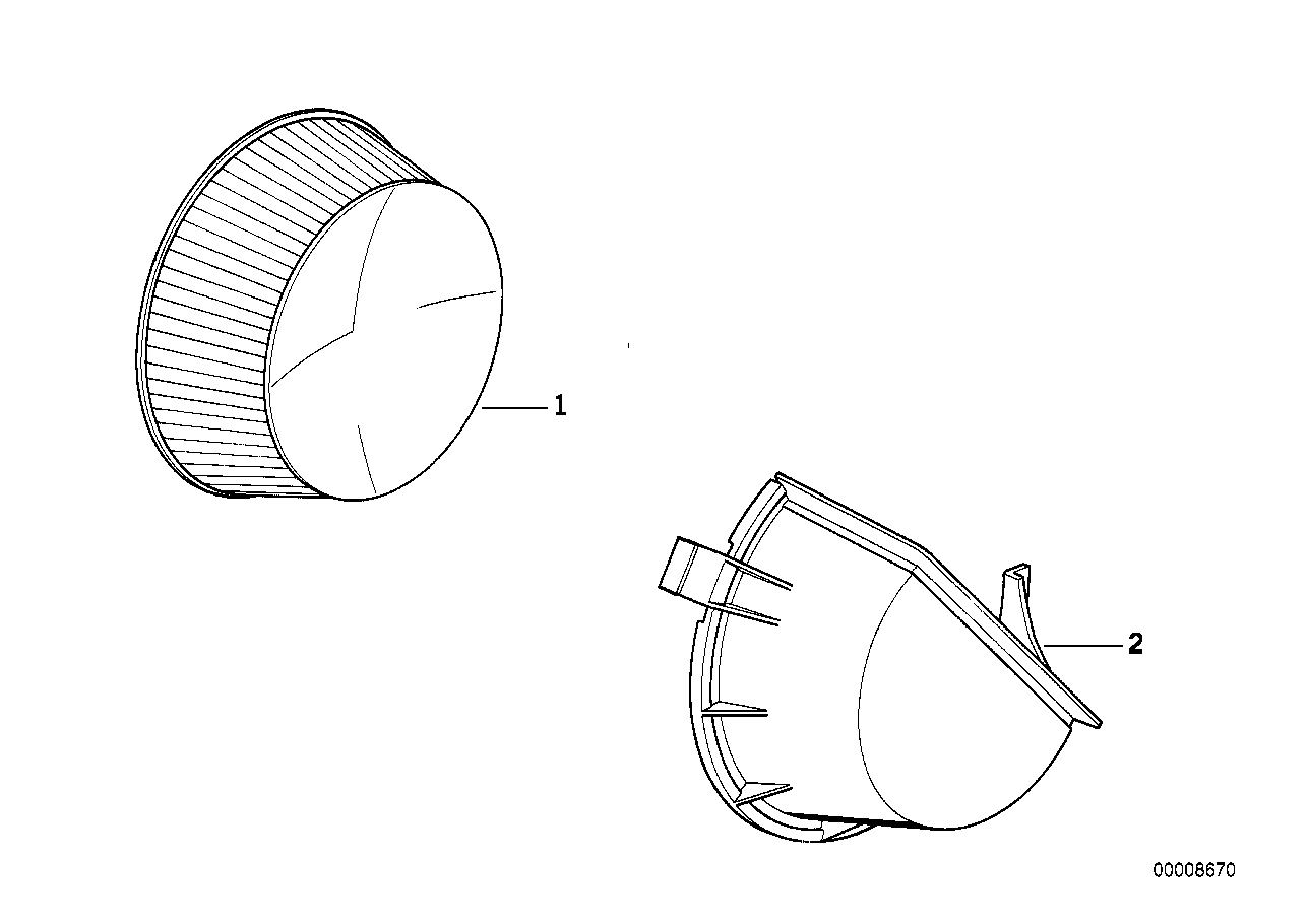 Couvercle du microfiltre