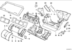 Housing parts-air conditioning/microfilt