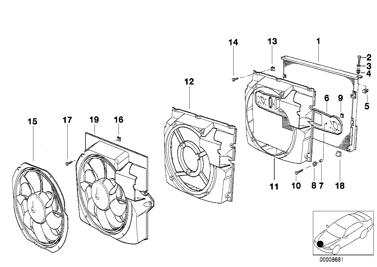 Condenseur de clim/ventilateur addition