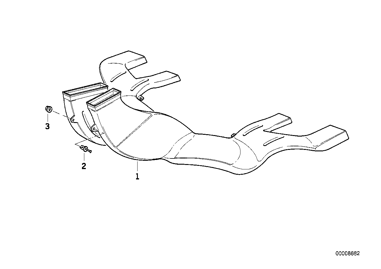 R コンパートメント ヒーター ダクト