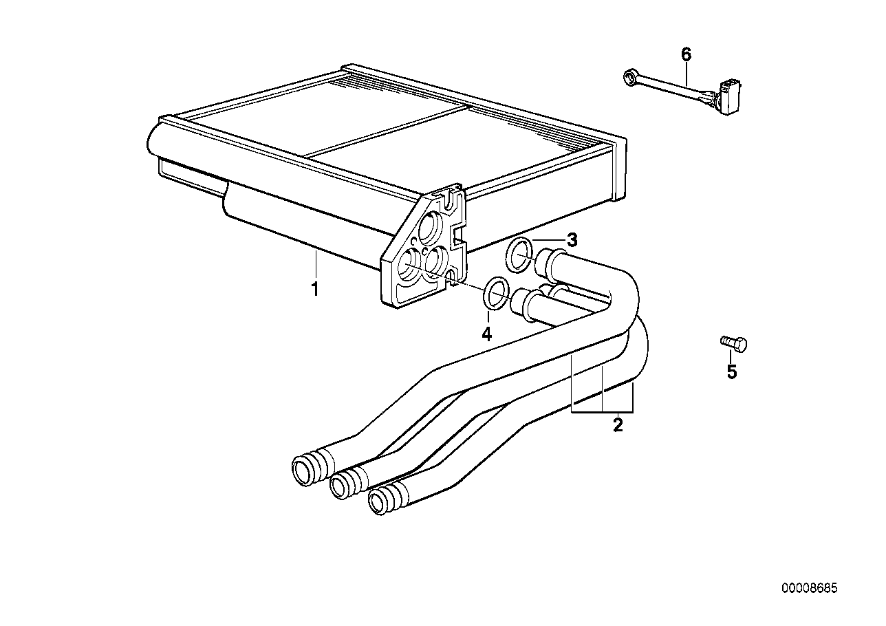 Corpo riscaldamento Siemens/microfiltro