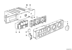 Painel de comandos chaufagem Siemens