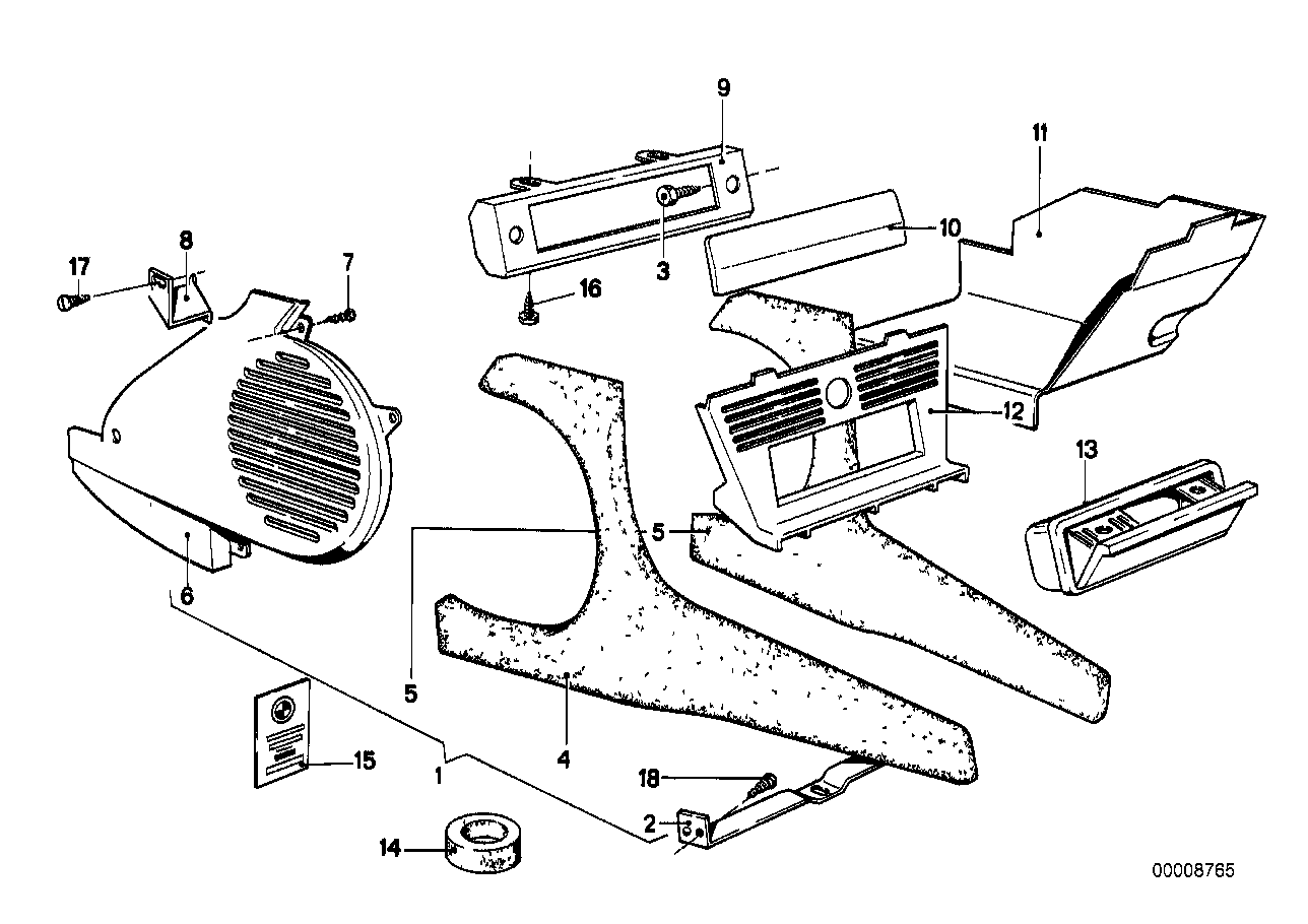 Air cond.syst.-lateral part/covering