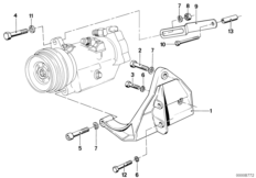 Pezzi di compressore condiz./trasm.