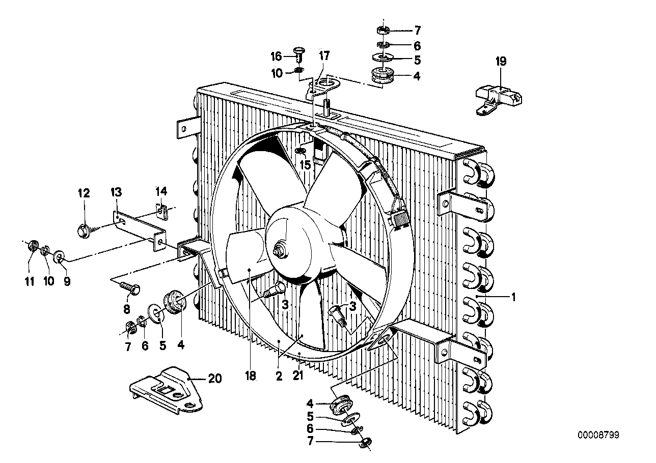 Climate capacitor/additional blower