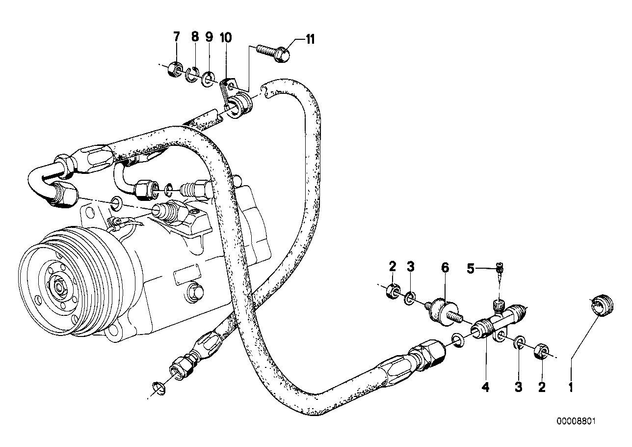 空调器 气门/软管固定件