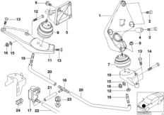 Suspension moteur