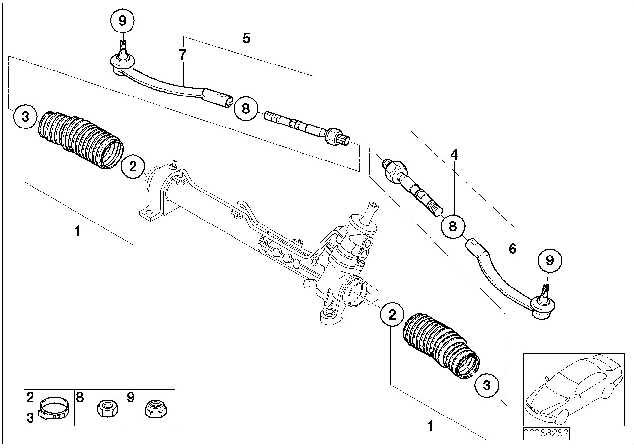 Direksiyon çubuk düzeni/Rot kolları