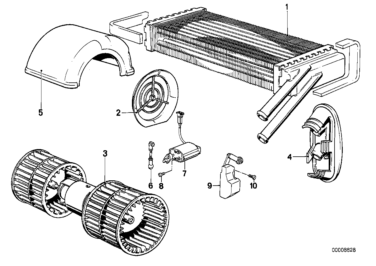 Radiador/soplador