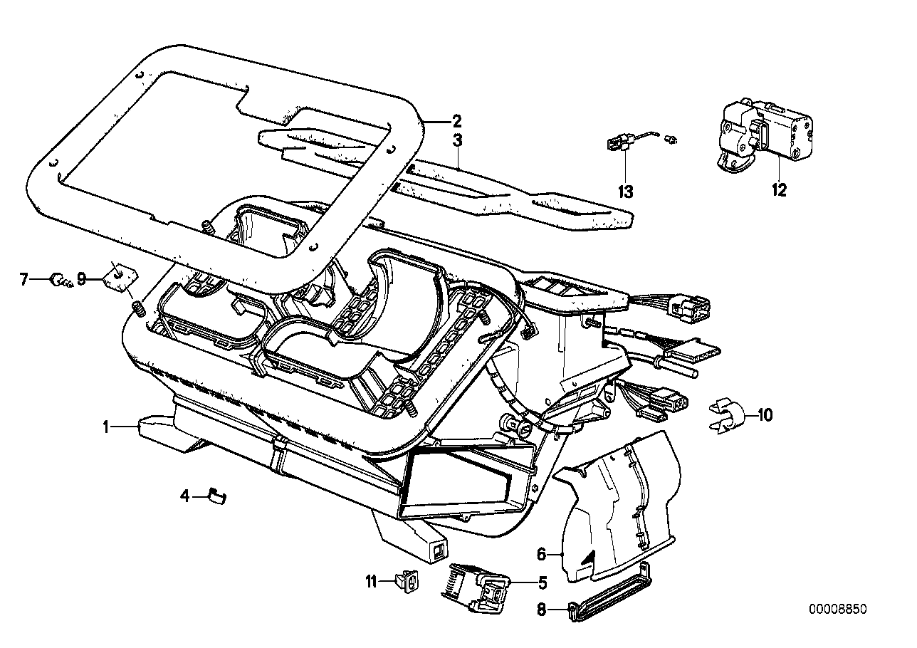 Housing parts heater/microf.instrument