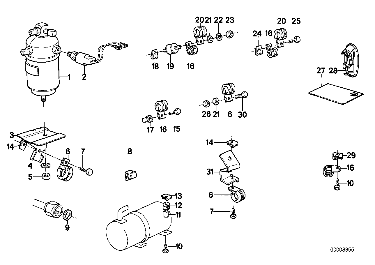 Drying container/small parts