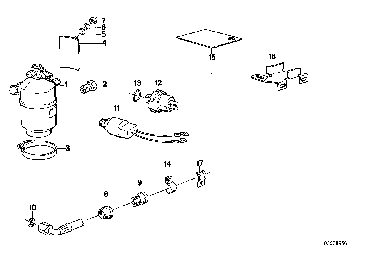 Torkflask/smaa reservdels