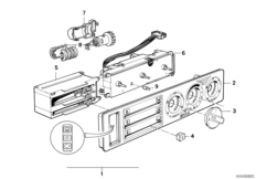 Manoeverdel klimatanlaeg.med microfilter