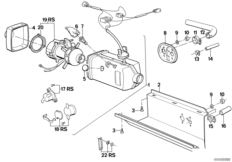 Single components f Independent heater